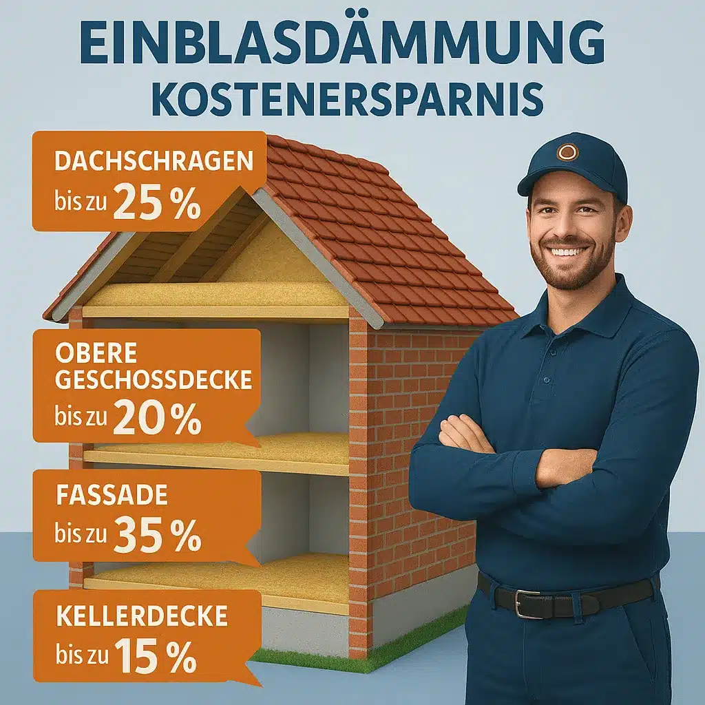 Einsparpotenzial Einblasdämmung Einsparpotenzial Einblasdämmung